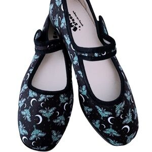 NWT Luna Moth Flats - Mary Jane Shoes